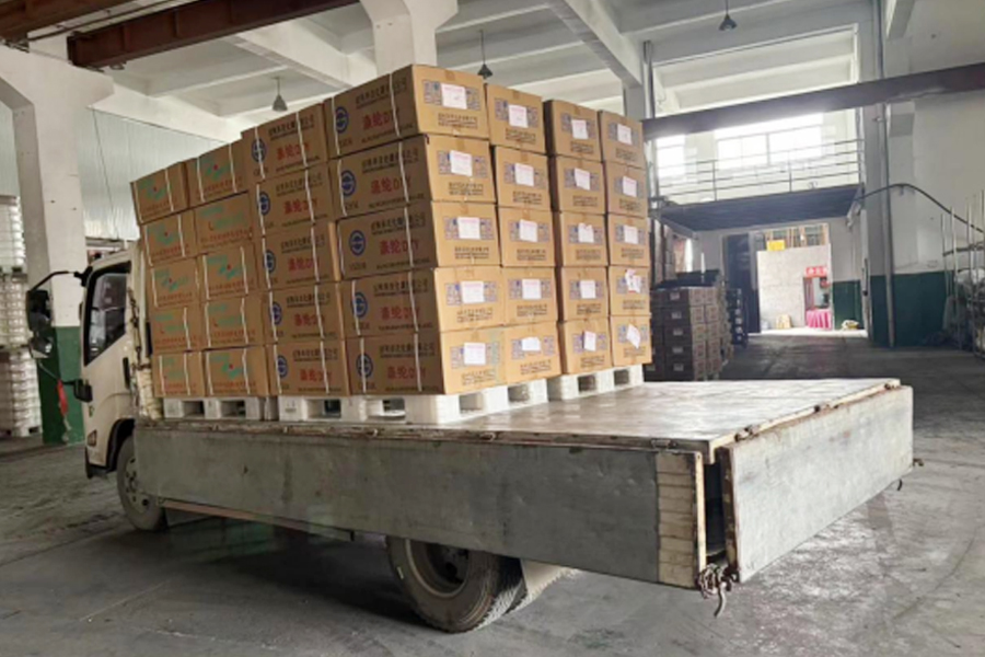 DTY生産完成品倉庫